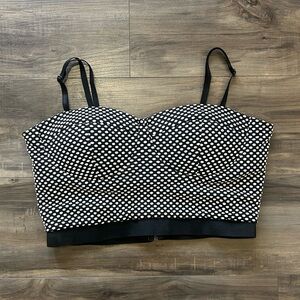 💗Women’s Bustier Polka Dot Corset Top